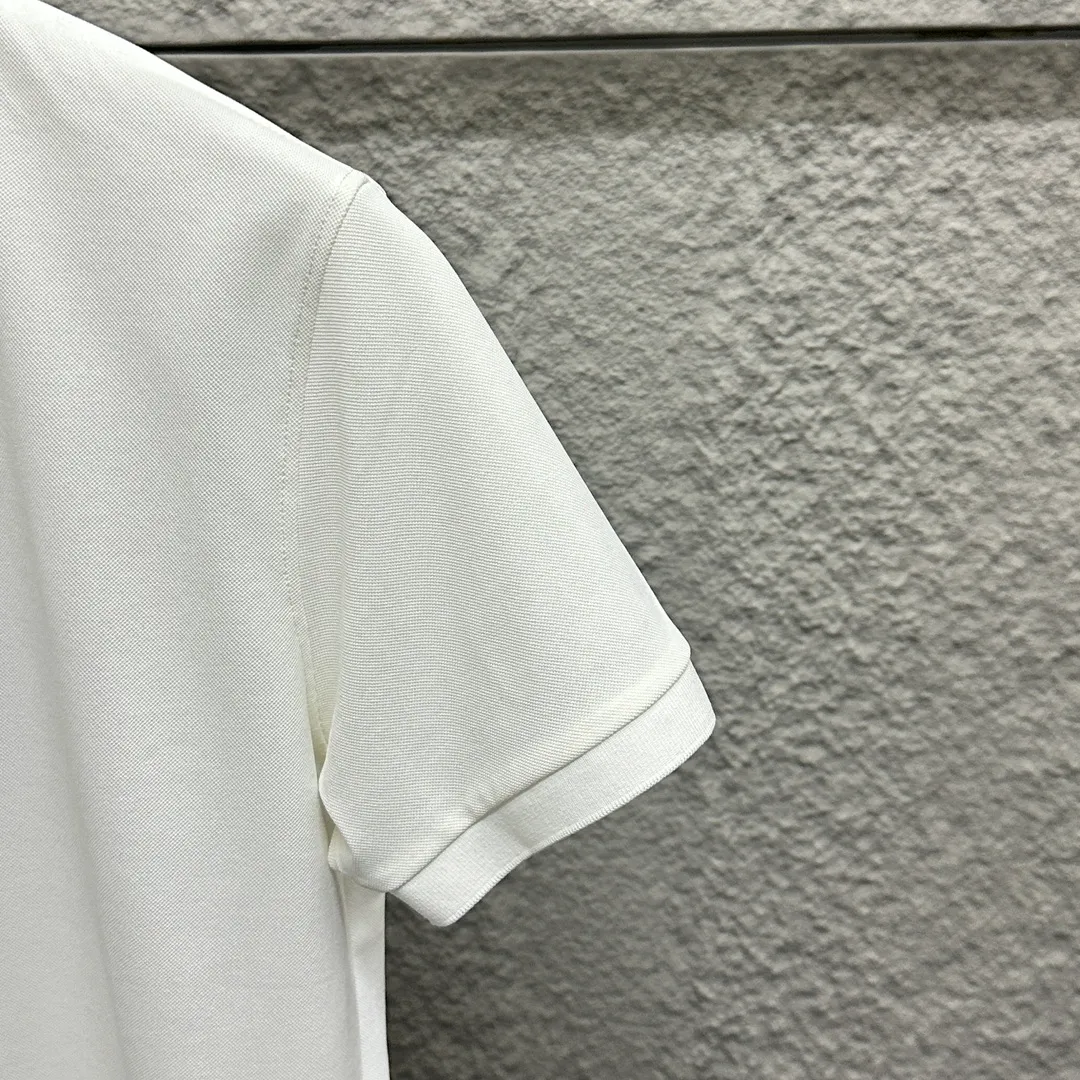 🅿️180 Ralph Lauren POLO 2025 Spring and Summer New Style Simple logo small embroidery pique fabric Short-sleeved polo for men and women Size: M L XL 2XL 3XL Color: Black White